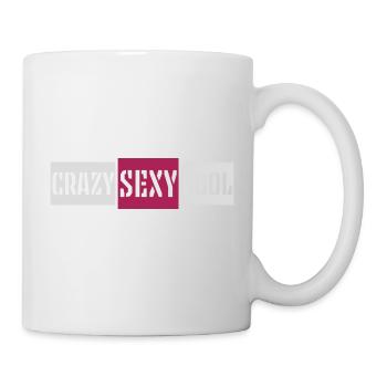 crazy sexy cool design - Mug - white - Right