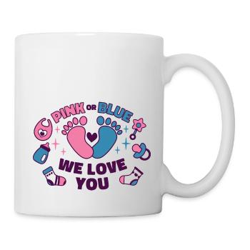 Pregnancy Clothes Pregnant Mom Baby Belly - Mug - white - Right