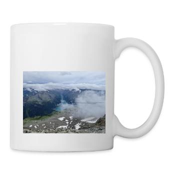 View of the Schlegeis reservoir - Mug - white - Right