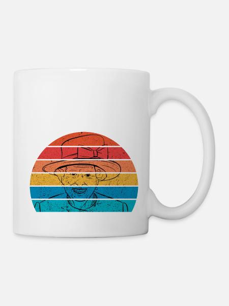 Queen Elizabeth II Retro Vintage Elizabeth 2 - Tasse - Weiß