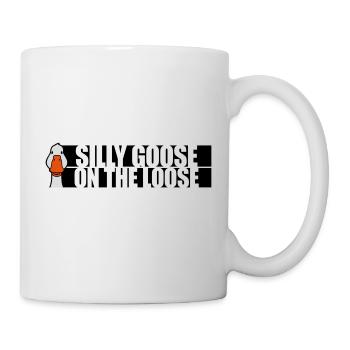 goose on the loose - Tasse - Weiß - Rechts