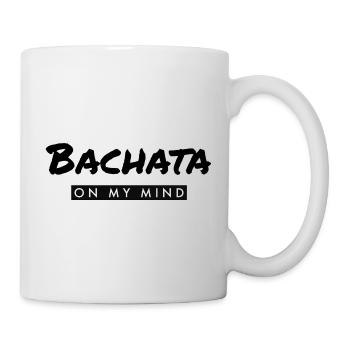 Bachata on my Mind black - Mug - white - Right
