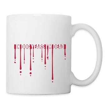 in dog years Dead - Tasse - Weiß - Rechts