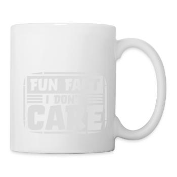 I dont care fact - Tasse - Weiß - Rechts