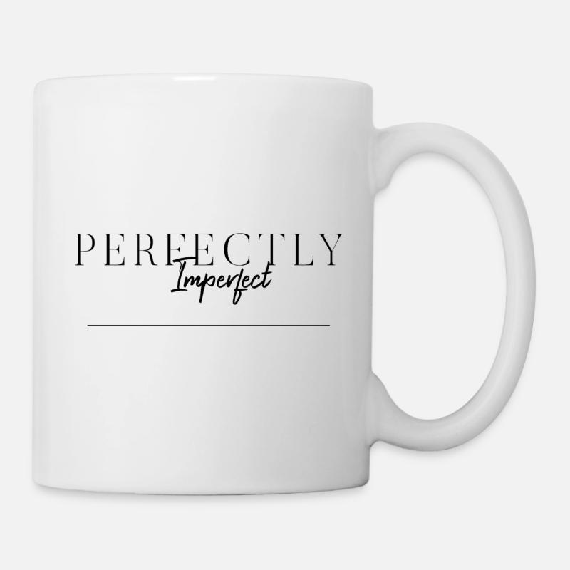 Perfectly imperfect - parfaitement imparfait(e) - Mug blanc - blanc