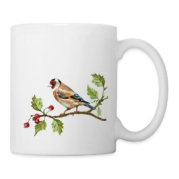 Colorful bird - Mug - white - Right
