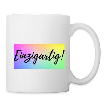Einzigartig - Tasse - Weiß - Rechts