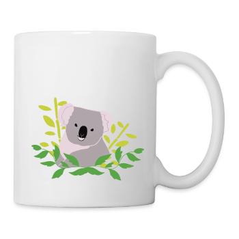 Koala rose - Mug blanc - blanc - Droite