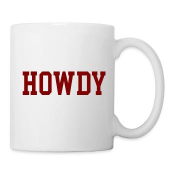 Howdy Western Wilder Westen Cowboys - Tasse - Weiß - Rechts