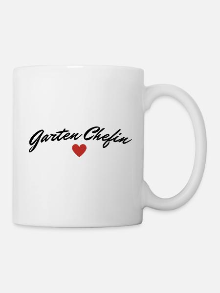 Garten Chefin Hobbygärtnerin Gärtnern - Tasse - Weiß