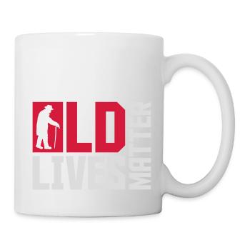 old lives matter quote - Mug - white - Right