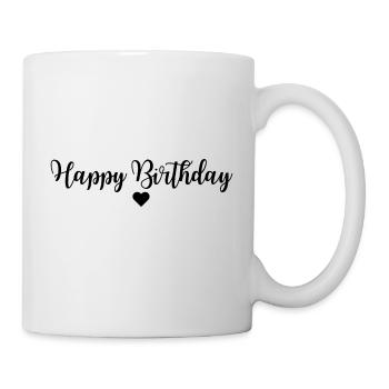 Bon anniversaire - Mug blanc - blanc - Droite