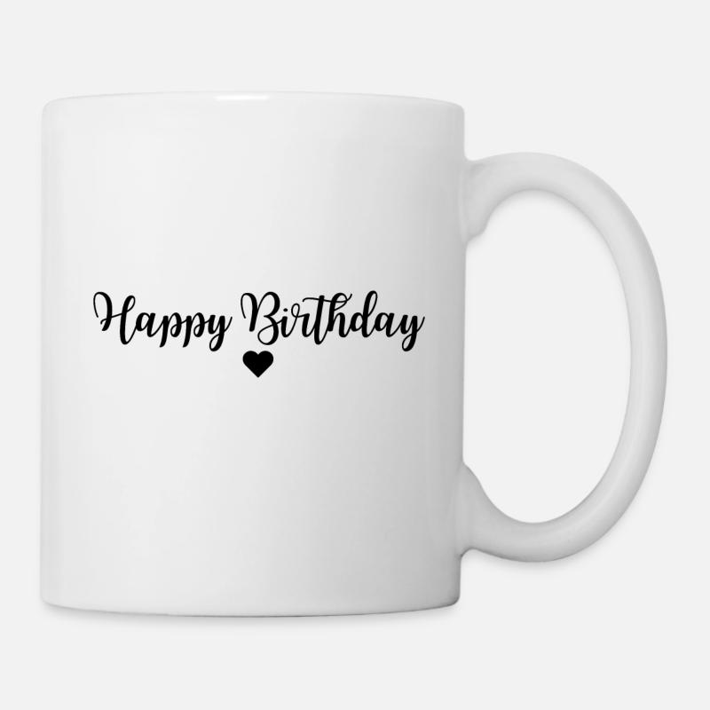 Bon anniversaire - Mug blanc - blanc
