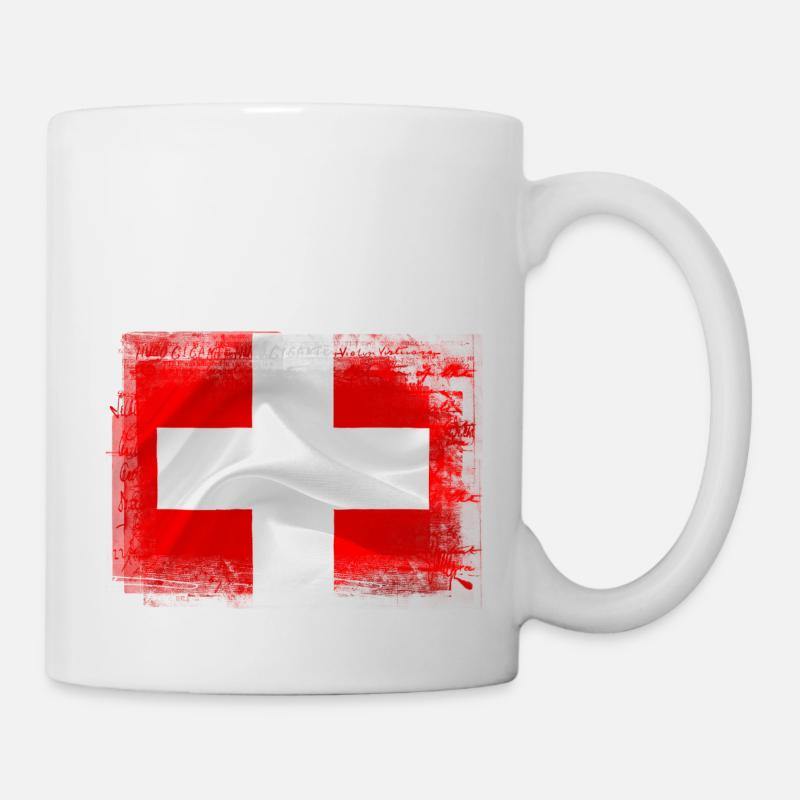 Schweiz Schweizer Alpen Europa Berge Schweiz - Tasse - Weiß