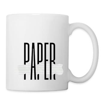 Papier - Tasse - Weiß - Rechts
