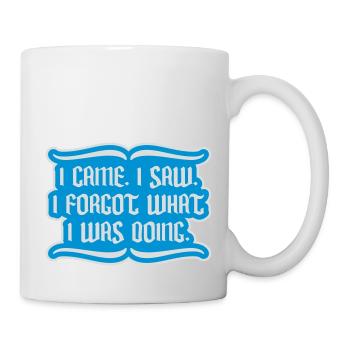 I came saw forget - Mug - white - Right