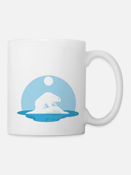 Eisbär - Tasse - Weiß