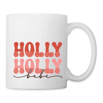 Joyeux Noël, Noël, vacances, jours fériés - Mug blanc - blanc - Droite