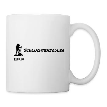 Schluchtenjodler - Label 126 - Tasse - Weiß - Rechts