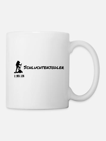 Schluchtenjodler - Label 126 - Tasse - Weiß