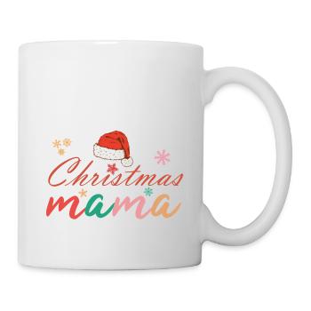 Christmas Mama Weihnachts Outfit - Tasse - Weiß - Rechts