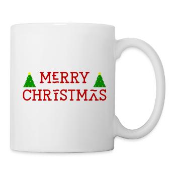Christmas Merry Christmas Tree Gift Idea - Mug - white - Right