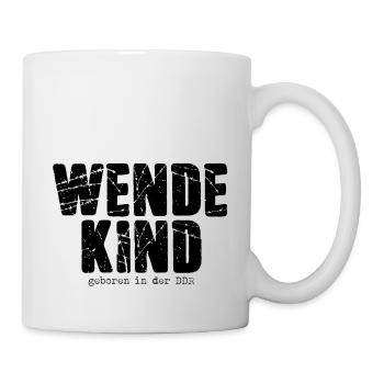 Wendekind Geboren in der DDR - Tasse - Weiß - Rechts