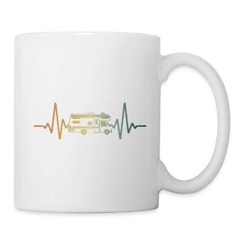 Heartbeat Panel Van Motorhome - Mug - white - Right