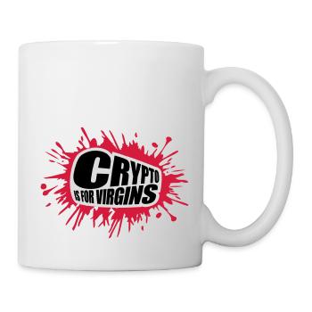 crypto is for virgins - Mug - white - Right