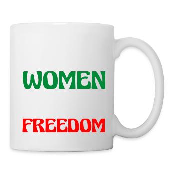 Women Life Freedom - Cute Iranian Women - Mug - white - Right