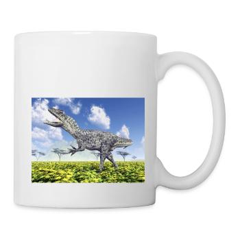 Dinosaurier Allosaurus - Tasse - Weiß - Rechts