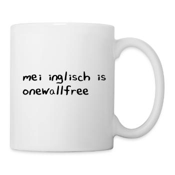 mei inglisch - Tasse - Weiß - Rechts