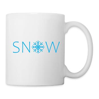Snow - Schnee - Flocke - Tasse - Weiß - Rechts