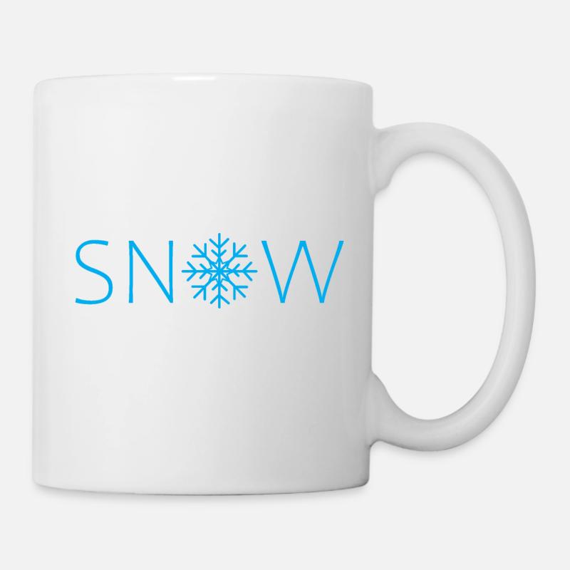 Snow - Schnee - Flocke - Tasse - Weiß