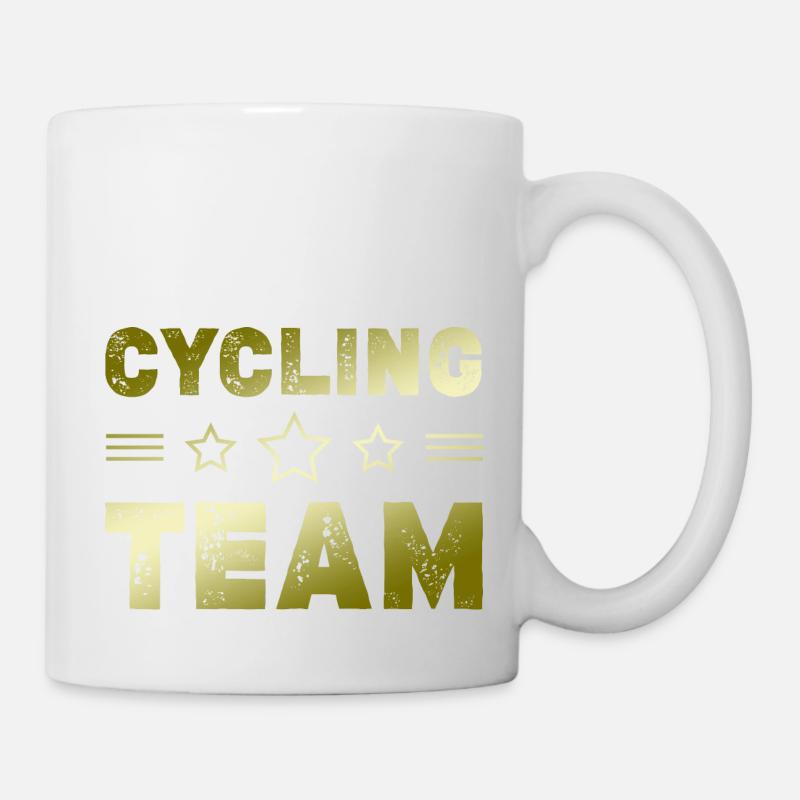 Cycling Team - Tasse - Weiß