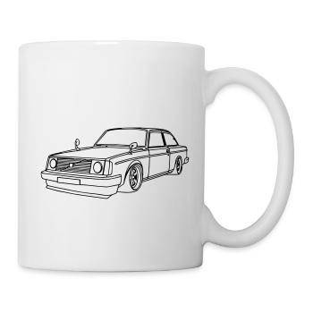 Auto - Oldtimer Classic - Tasse - Weiß - Rechts