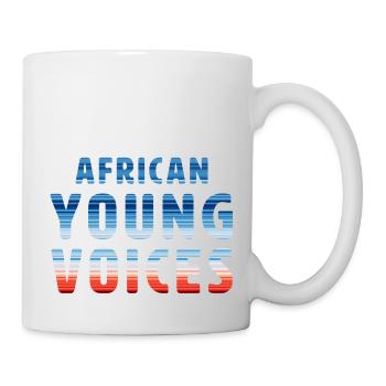 African Young Voices | Warming Stripes - Tasse - Weiß - Rechts