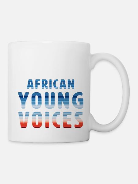 African Young Voices | Warming Stripes - Tasse - Weiß