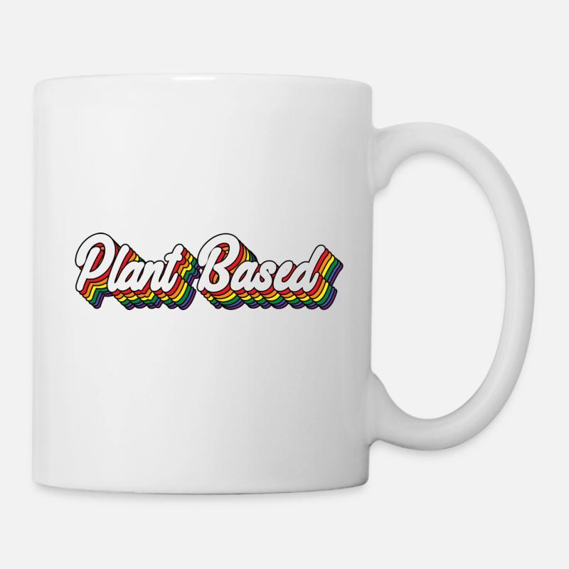 Plant Based Rainbow - Mug - white