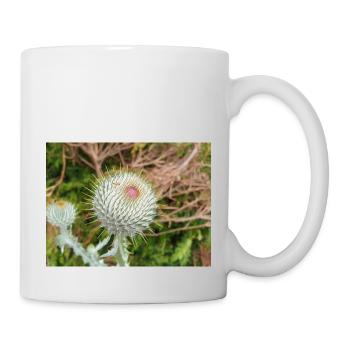 Scotch Baumwolldistel auch Wolldistel - Tasse - Weiß - Rechts