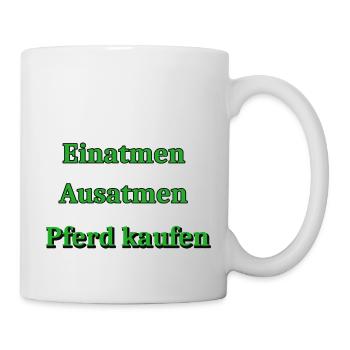 Pferd kaufen - Tasse - Weiß - Rechts