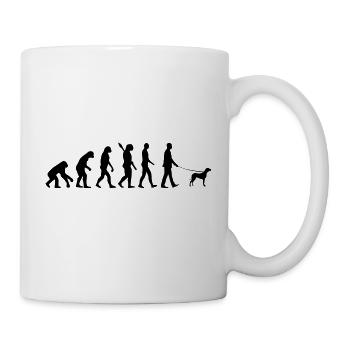 Dog Hund - Tasse - Weiß - Rechts