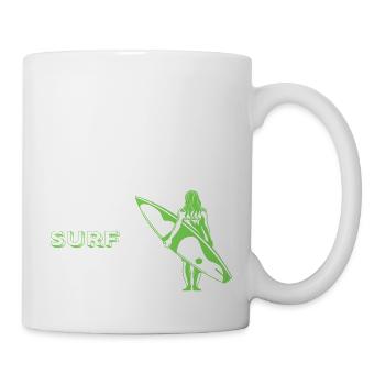 Eat Sleep Surf Repeat - Mug - white - Right