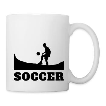 Fußball Soccer - Mug - white - Right