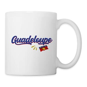 Guadeloupe Drapeau guadeloupéen antilles caraïbes - Mug blanc - blanc - Droite