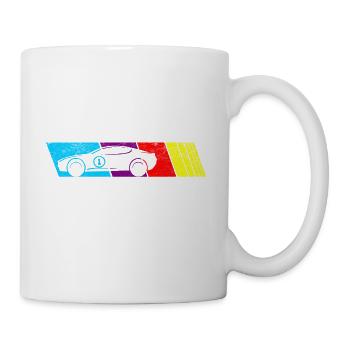 Race car - Mug - white - Right
