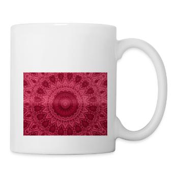 Mandala - Viva Magenta - Mug - white - Right
