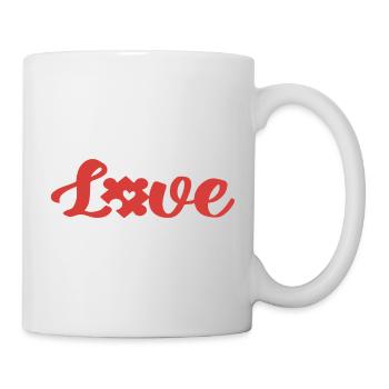 Puzzle Love Puzzle Piece Puzzle Pieces Cadeaux - Mug blanc - blanc - Droite