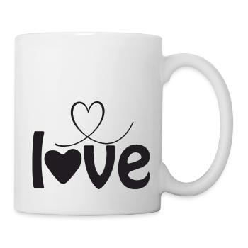 J’adore la Saint-Valentin - Mug blanc - blanc - Droite