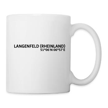 Langenfeld (Rhineland) coordinates - Mug - white - Right